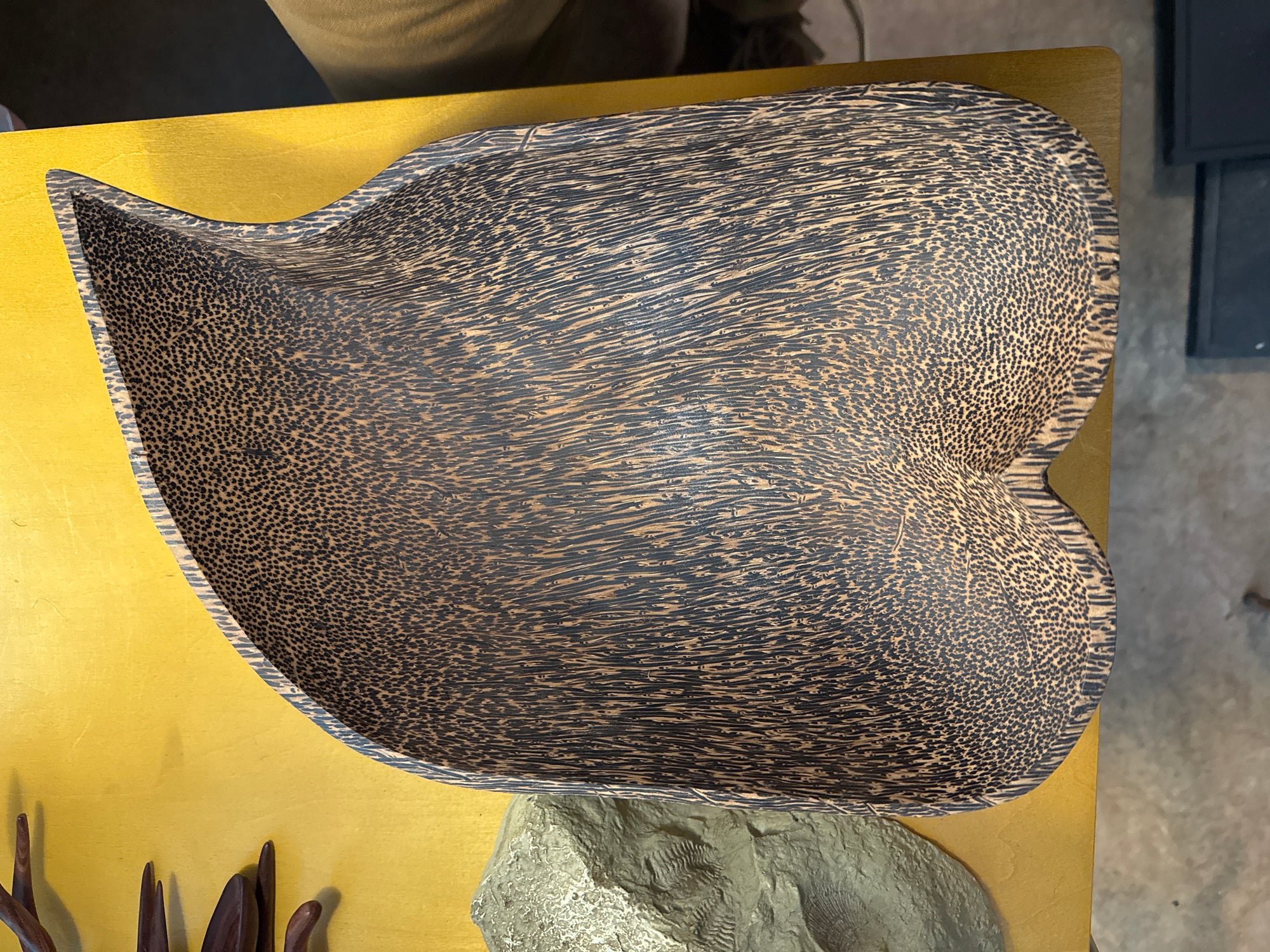 Carved Coconut Bowl