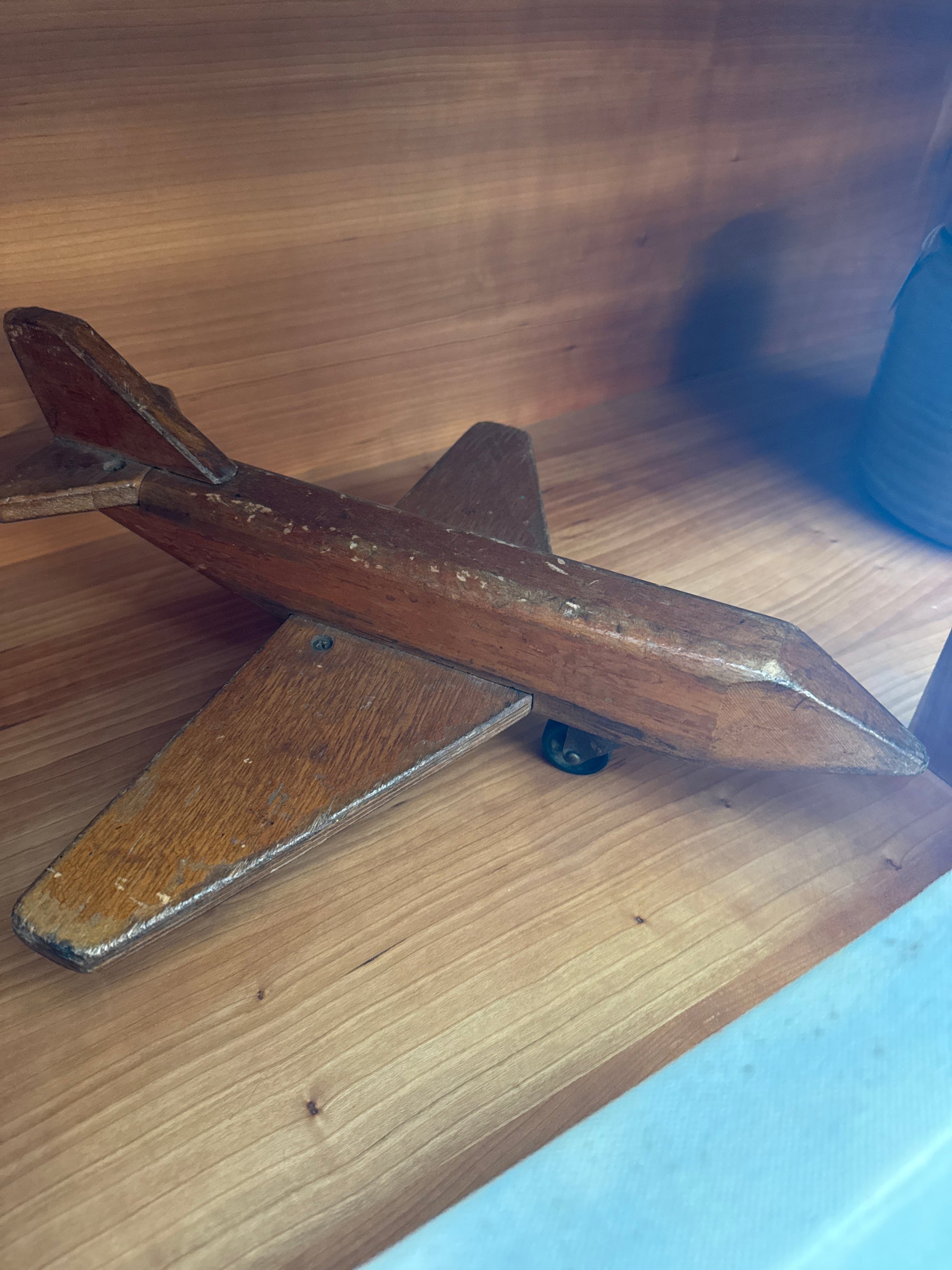 Toy Plane, Wood on casters