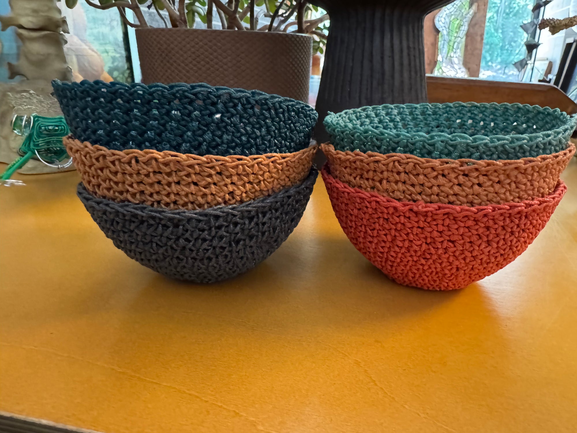 Seed Stitch Bowl Handmade in South Africa, Small - Various Colors