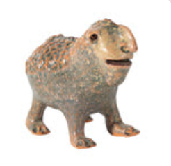 Jody Knoop 1970s Studio Pottery Sculpture, Standing